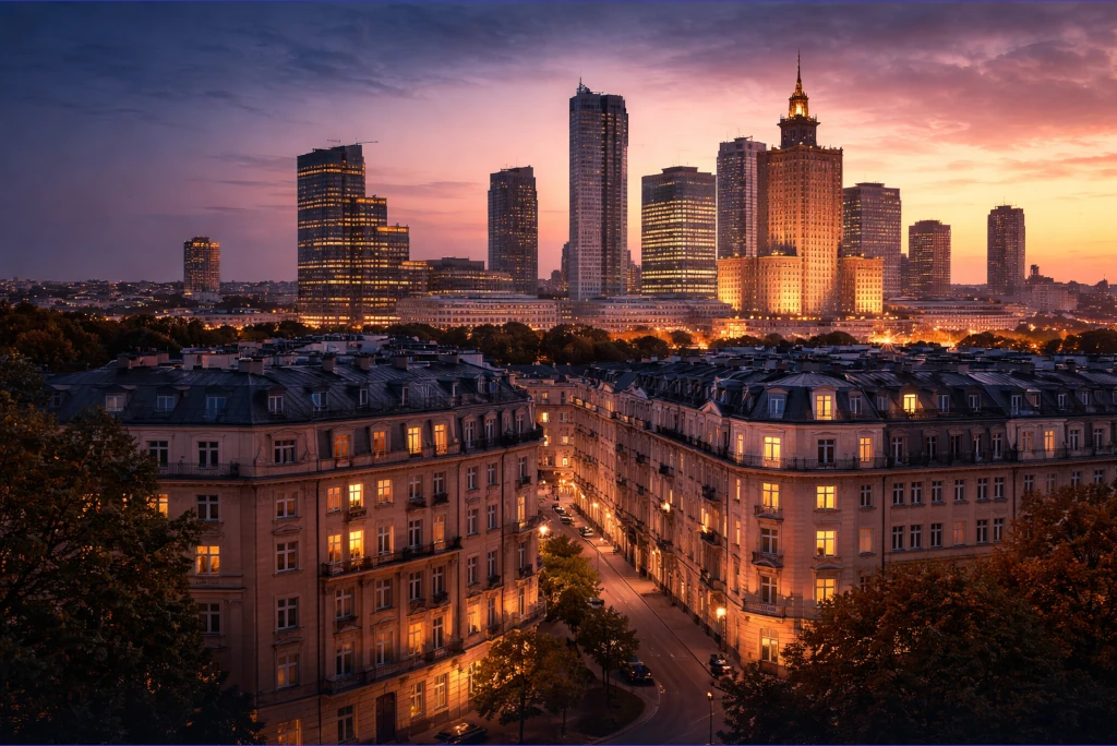 Nowoczesne centrum Warszawy